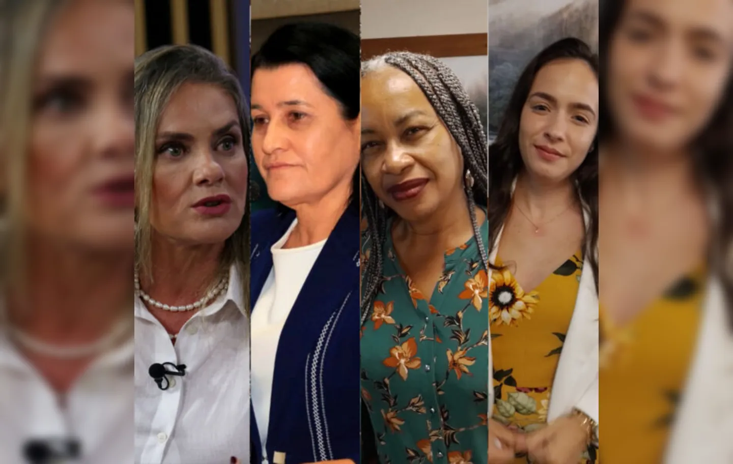 Deputadas Ivana Bastos, Jumari Oliveira, Olívia Santana e a vereadora Ana Vitória