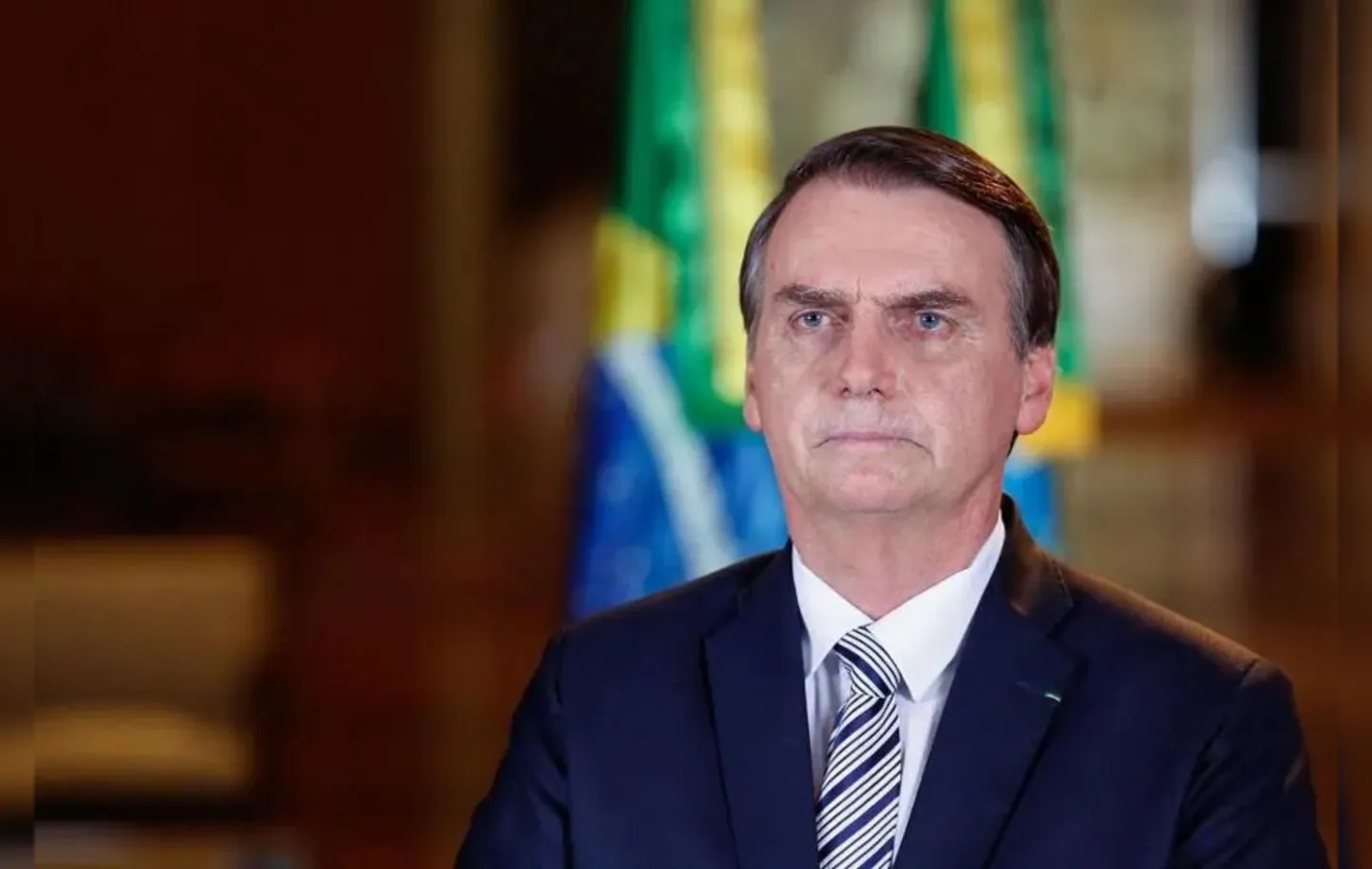 Bolsonaro discursou durante convenção do PP que confimou o apoio a sua candidatura à reeleição para a Presidência da República