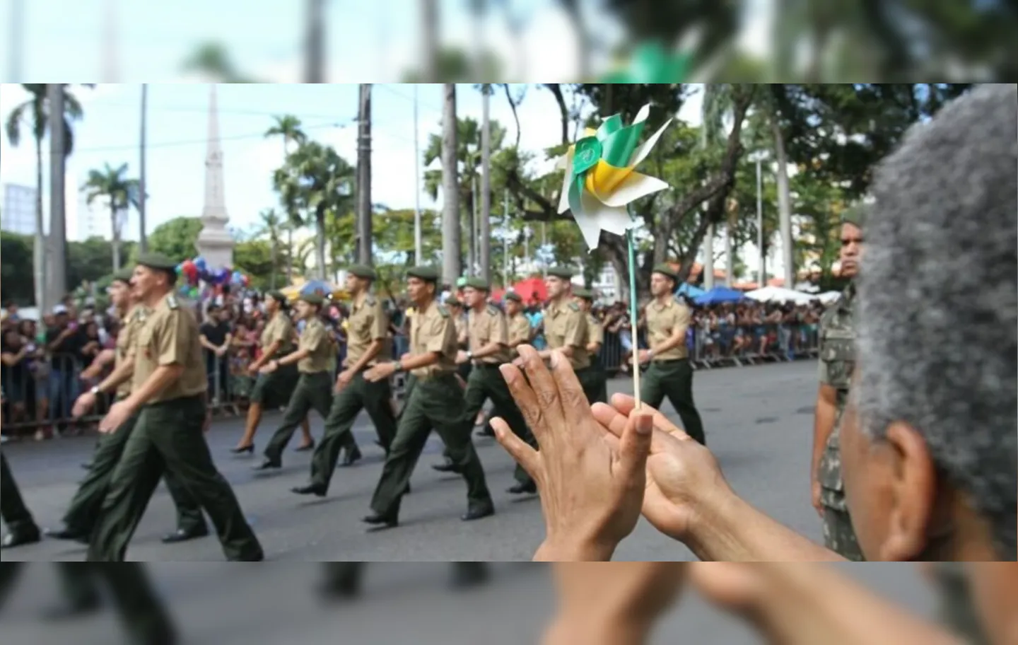 Registro do último desfile de 7 de setembro em Salvador realizado antes da pandemia da covid, em 2019