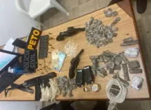 Imagem ilustrativa da imagem Operação da PM e PC encontra metralhadora e drogas em Barra do Choça