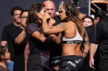 Imagem ilustrativa da imagem Amanda Nunes tenta recuperar título contra Julianna Peña no UFC 277