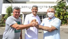 Imagem ilustrativa da imagem Após susto, prefeito de Lapão recebe alta médica