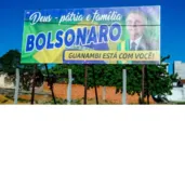 Imagem ilustrativa da imagem Justiça manda retirar outdoors de Bolsonaro em Guanambi