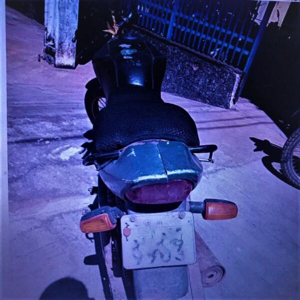 O homem e a moto foram encaminhados para a Delegacia de Polícia Judiciária