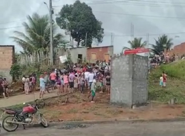 Bar onde aconteceu confusão e tiroteio, em Buerarema, sul da Bahia