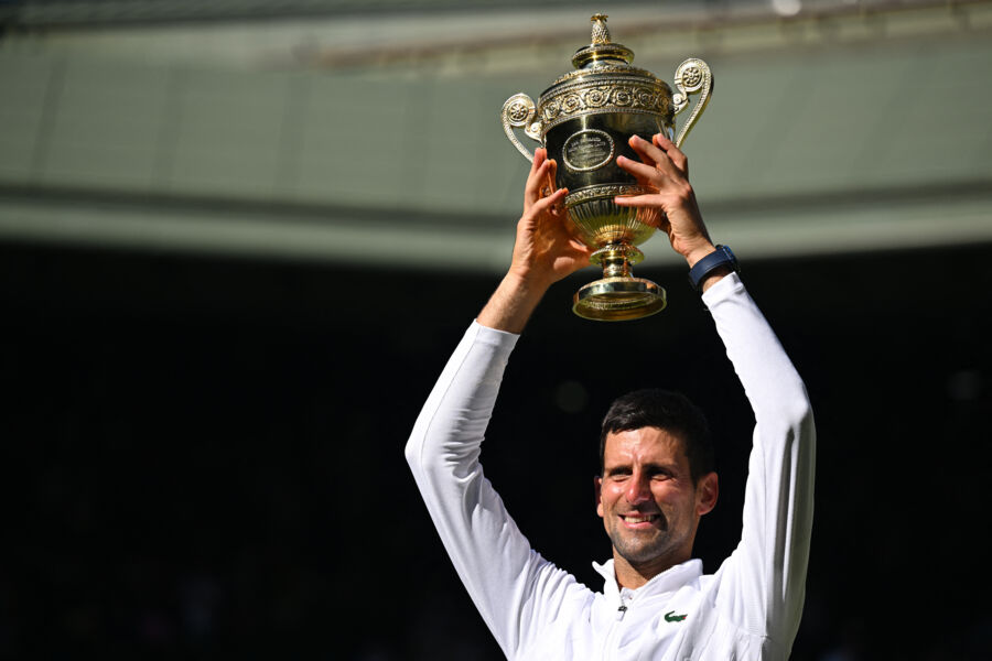Djokovic fechou o jogo em 3 sets a 1, de virada