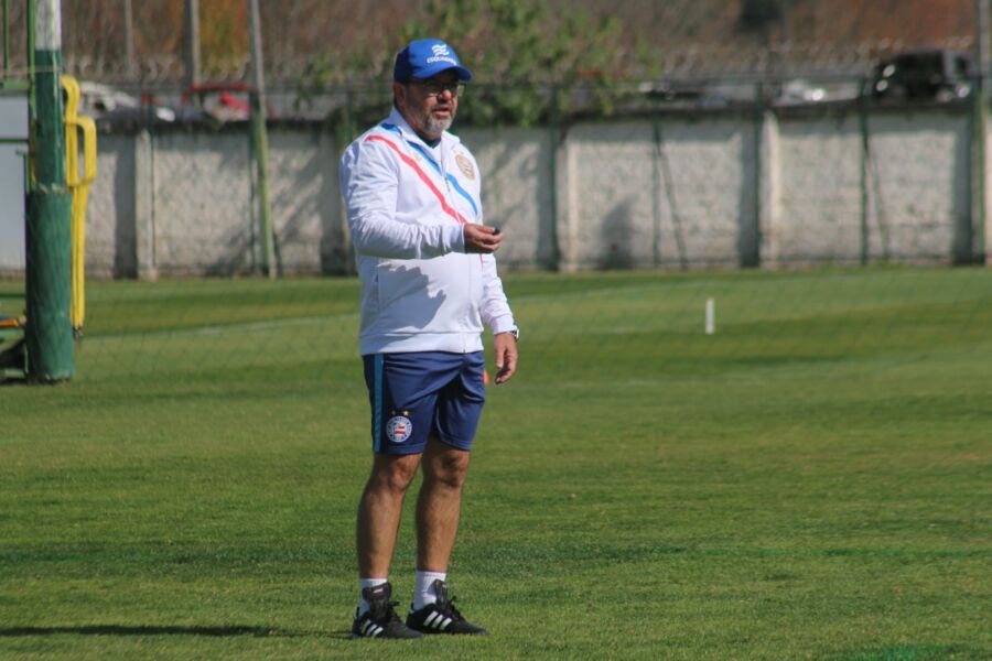 O Bahia treinou no CT do Coritiba