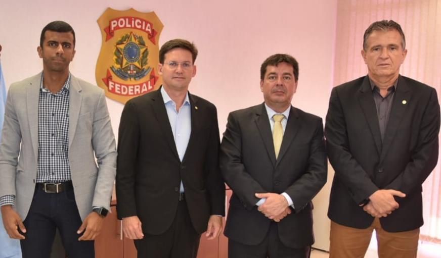Comitiva formada por pré-candidato e representantes dos produtores rurais se reuniu com o superintendente regional da PF