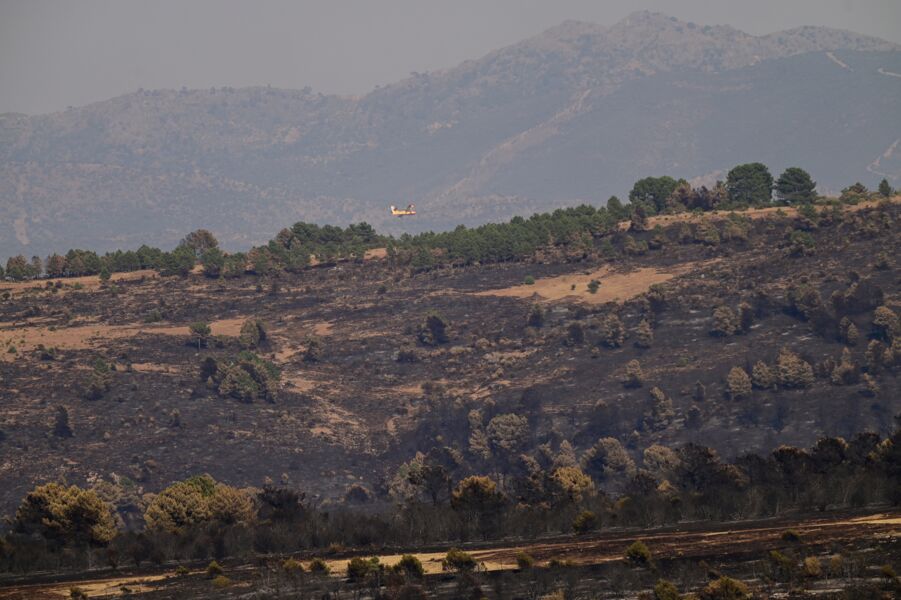 Incêndio em Calatayud afeta um perímetro de 14 mil hectares e provoca a evacuação de 1.700 pessoas