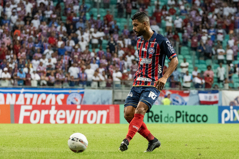 O lateral-esquerdo atuou em 21 partidas com a camisa do Bahia na temporada 2022