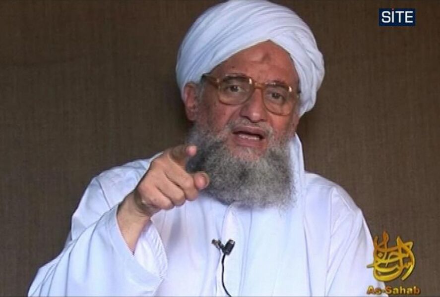 Al Zawahiri, chefe da Al-Qaeda, no Afeganistão