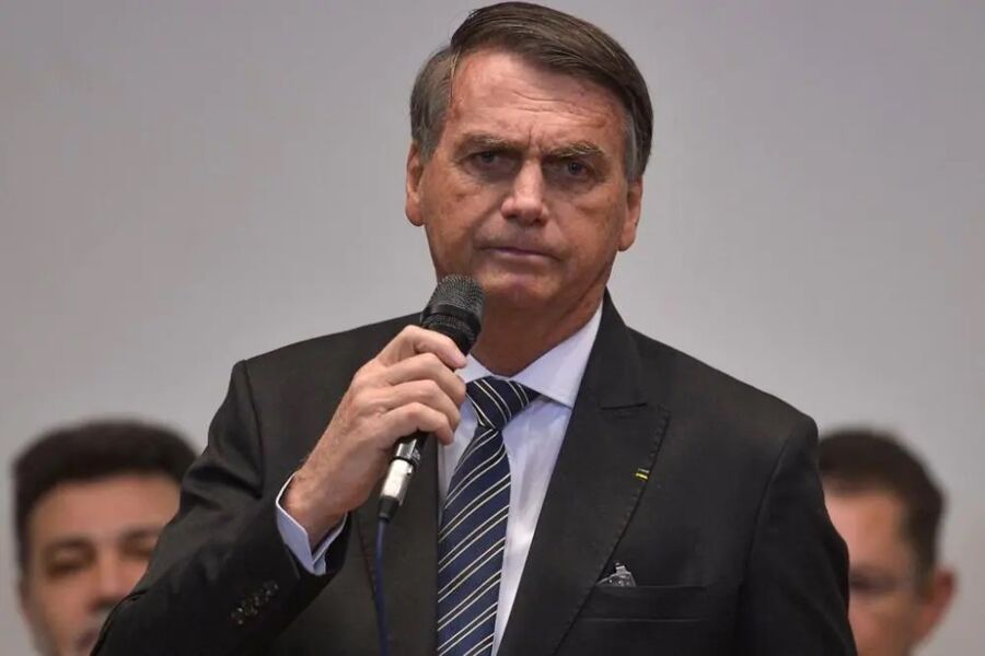 O presidente participou de gravações para material de campanha na manhã desta sexta-feira, 12