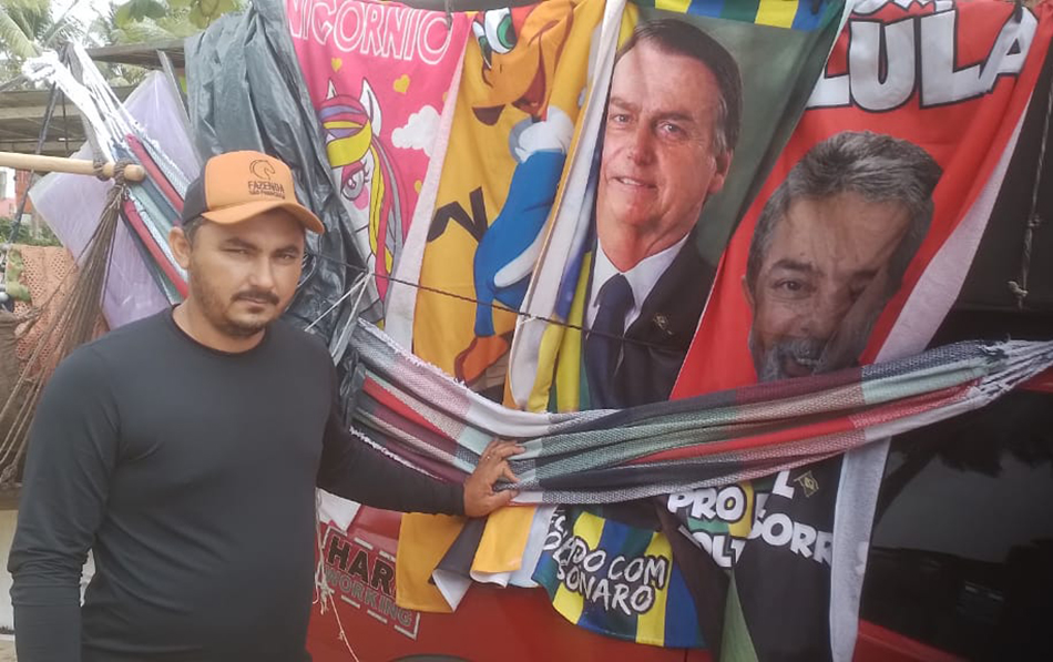 Lázaro Garcia: toalhas de Bolsonaro e Lula no mix