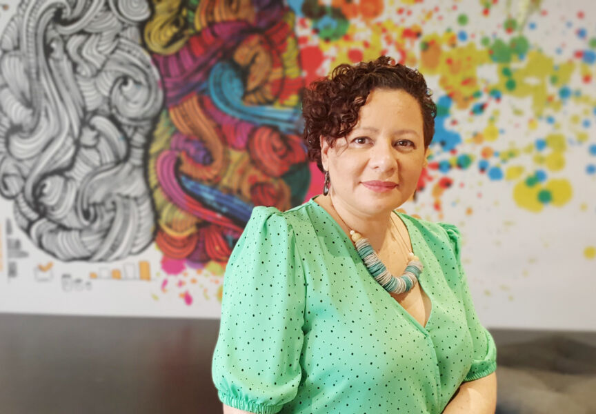 Denise Moraes, diretora de criação no escritório AKMX