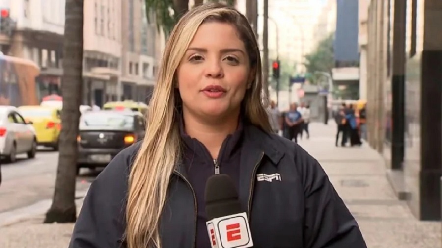 Repórter Da Espn é Assediada Ao Vivo Por Torcedor Do Flamengo A Tarde