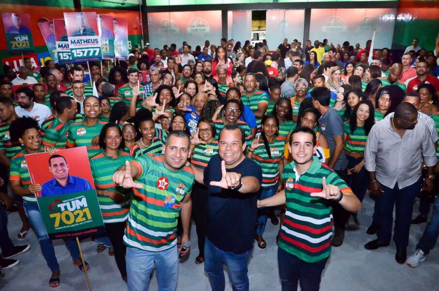 Evento contou com a participação do deputado estadual Tum, que tenta chegar ao Congresso