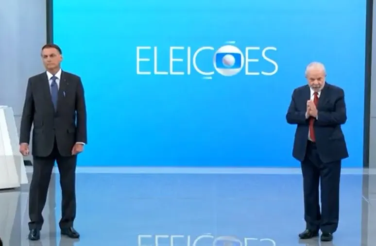 Lula e Bolsonaro participaram de um debate na última sexta-feira, 28