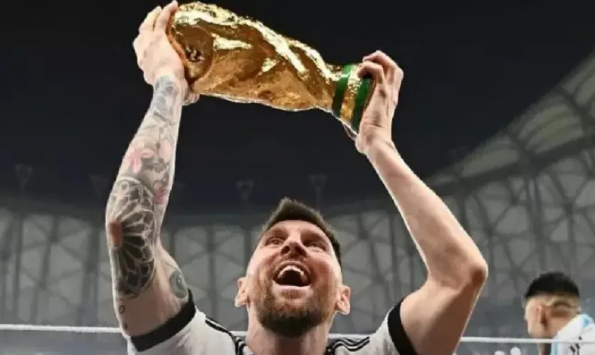 Messi levou a Argentina ao título