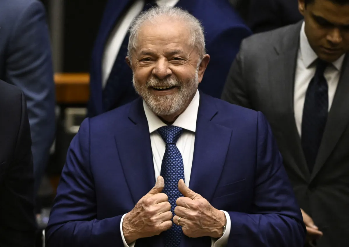 Lula discursou no Congresso Nacional