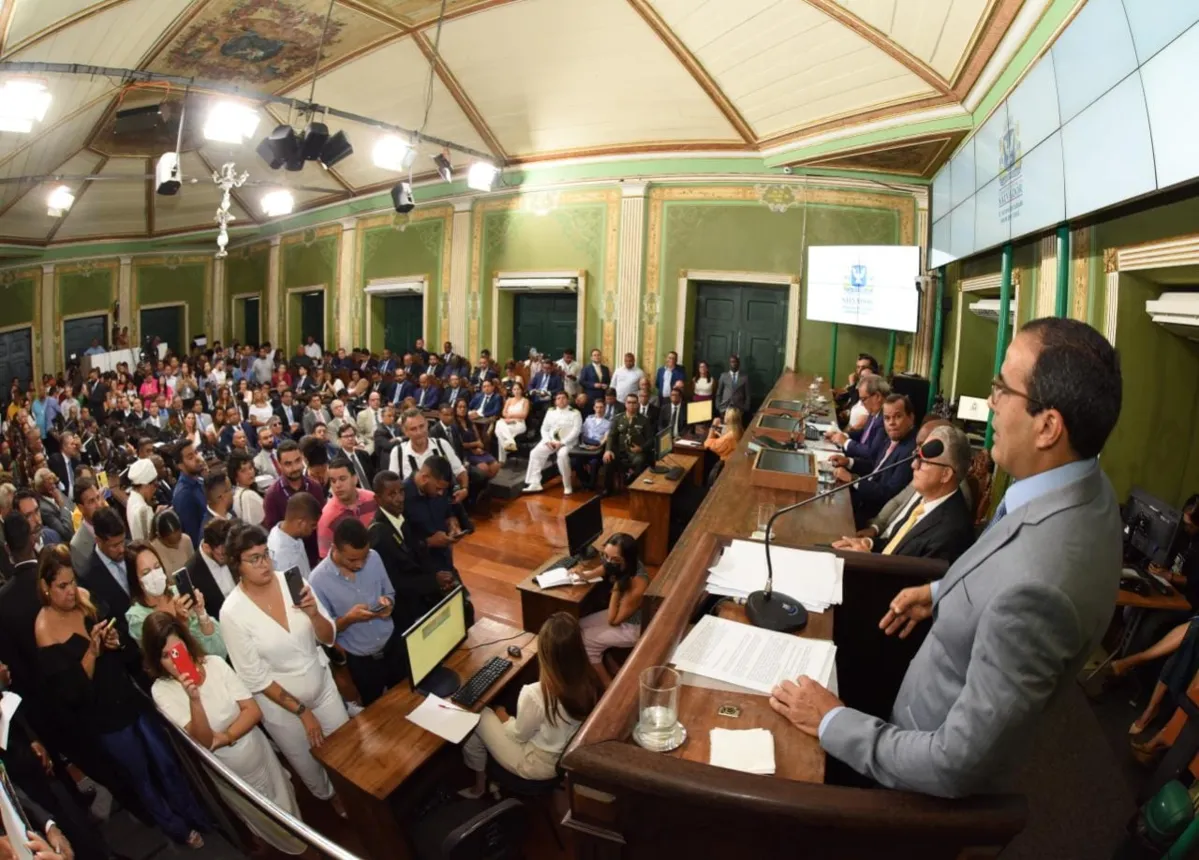 Prefeito de Salvador discursou na abertura do ano letivo da Câmara Municipal na manhã desta quinta-feira