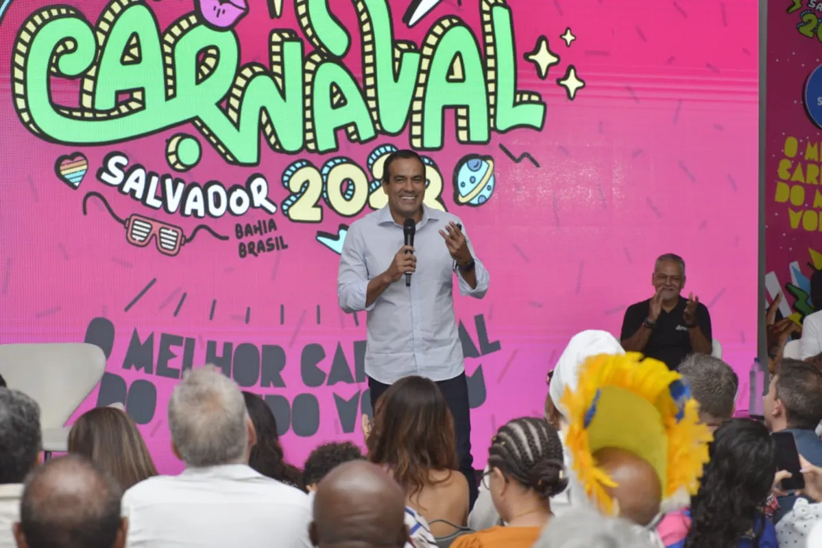 Bruno Reis (União Brasil) apresenta projeto de retomada para o Carnaval