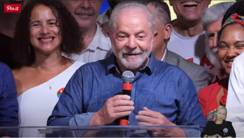 Lula em seu primeiro pronunciamento