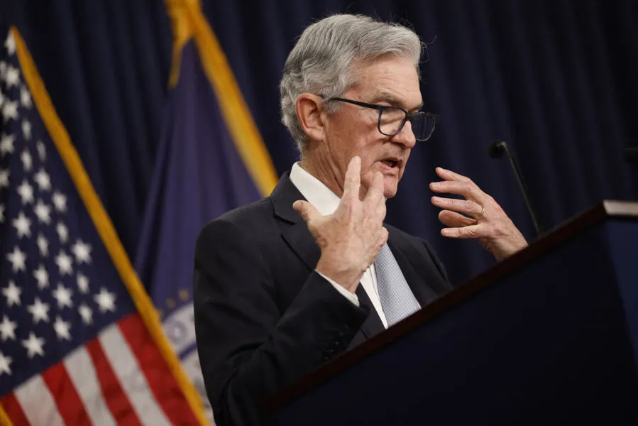 Jerome Powell, presidente do Banco Central dos Estados Unidos