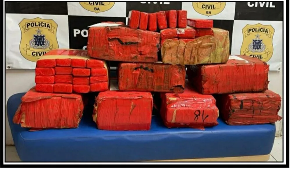 O carro e as drogas foram apresentados na 12ª Delegacia Territorial