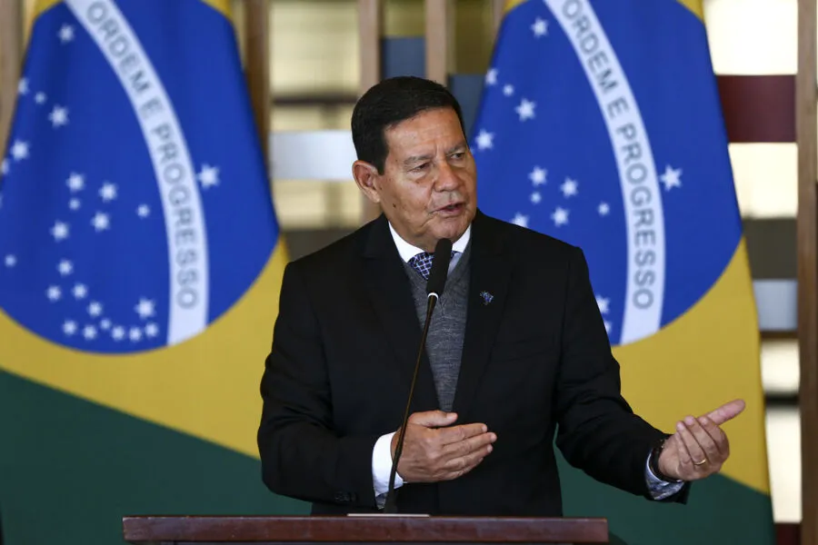 O vice-presidente da República, Hamilton Mourão