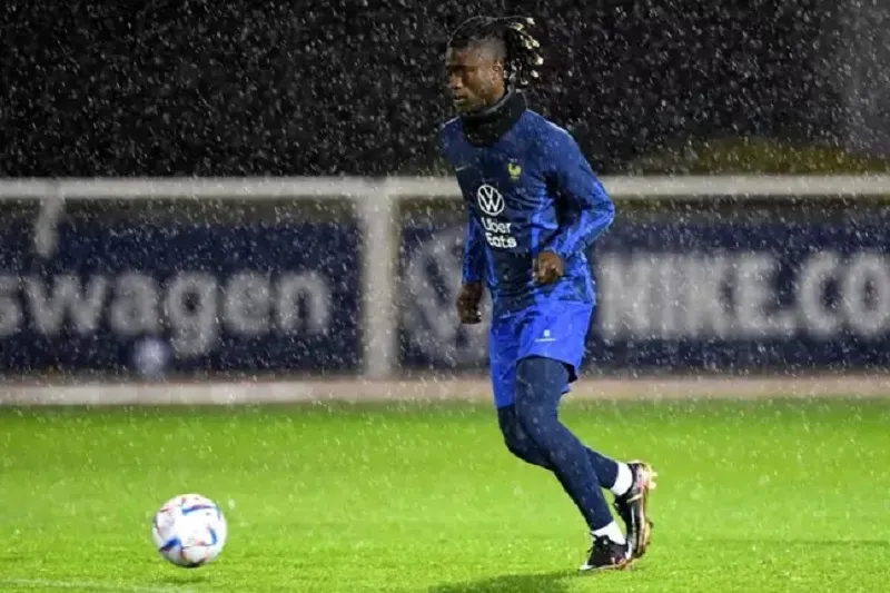 O lance aconteceu durante um treino da seleção