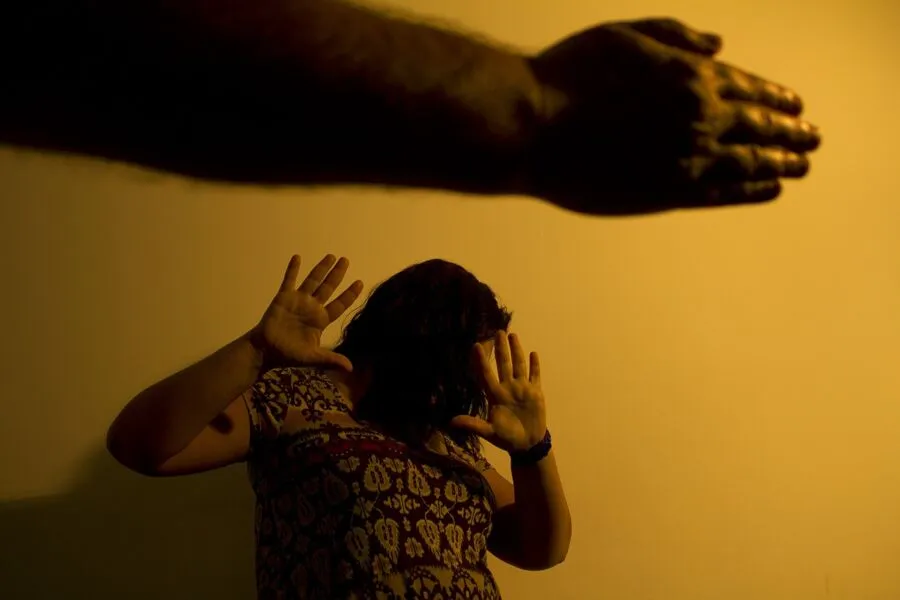 Na foto: Violencia contra a mulher