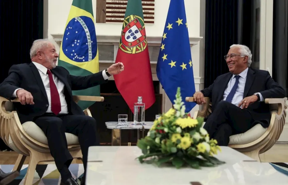 Lula e o primeiro-ministro de Portugal, António Costa, fizeram uma entrevista coletiva