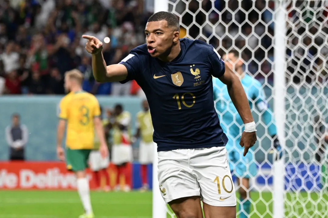 Mbappé marcou o dele na goleada francesa