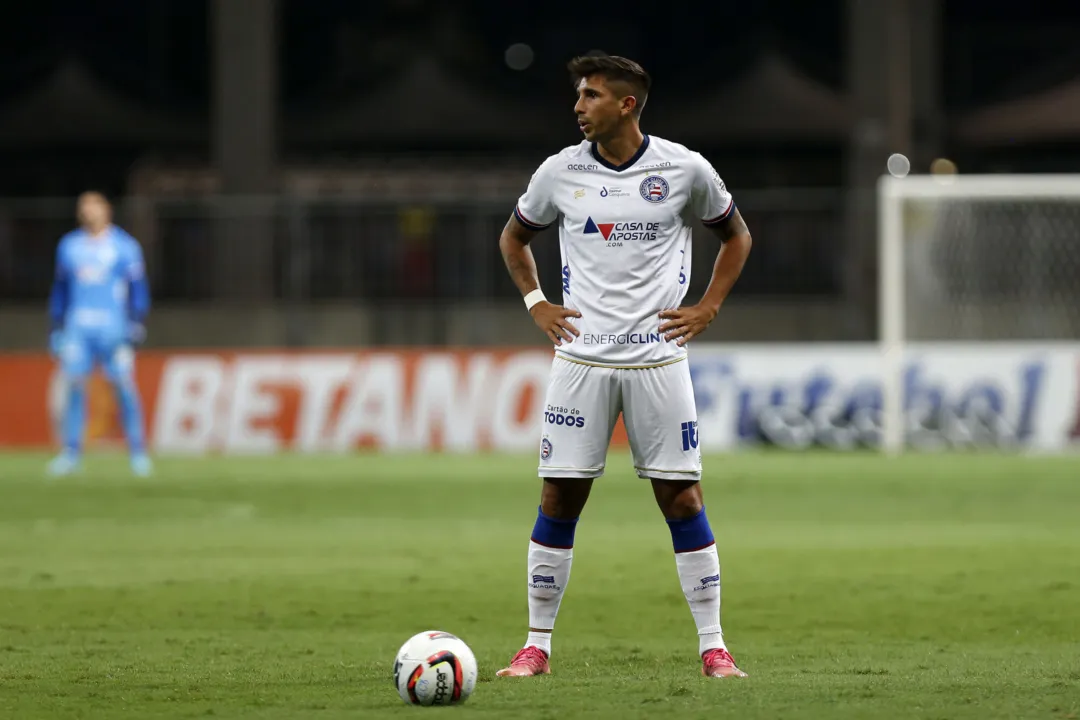 O meia argentino de 30 anos já atuou em 63 partidas com a camisa do Bahia