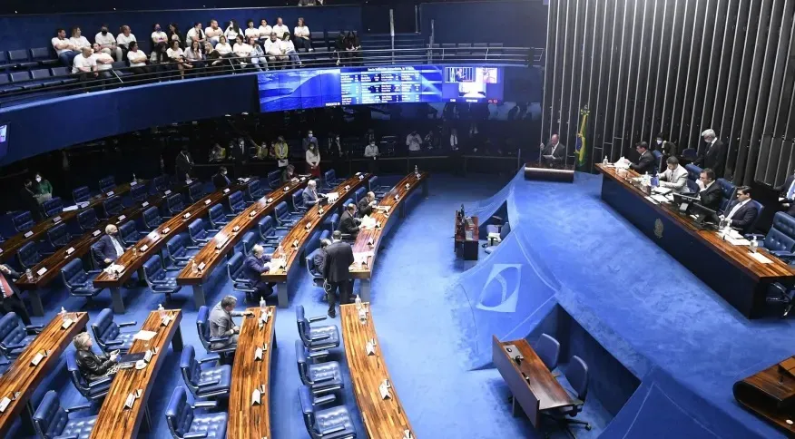 Plenário do Senado em sessão ordinária nesta quarta-feira, 7