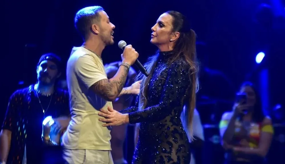 Ivete incentivou que os dois reatassem o relacionamento e antes tinha dedicado a música “Eva” ao ex-casal