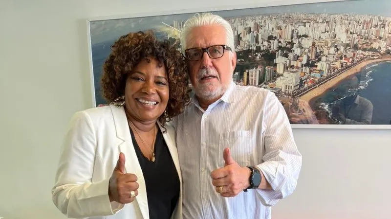 Após o encontro, Jaques Wagner manifestou publicamente seus votos de sucesso para Margareth Menezes