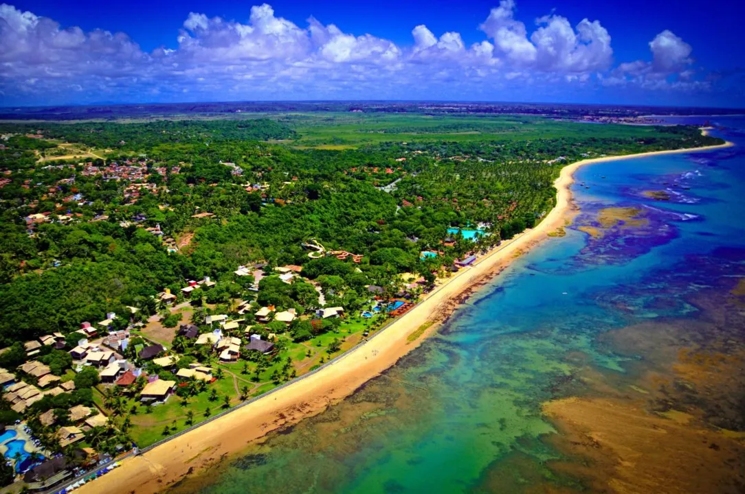 Cidade de Porto Seguro, destino turístico para viajantes