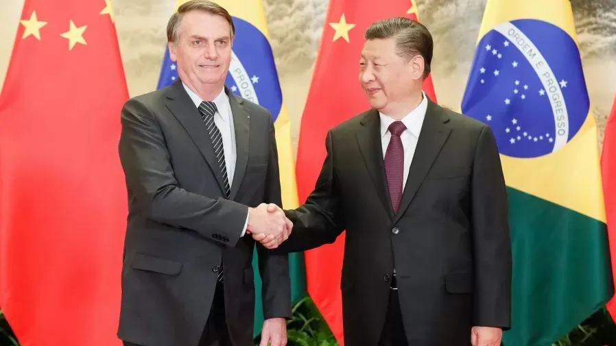 Países presididos por Bolsonaro e Xi Jinping, Brasil e China tiveram relação próxima nos últimos tempos