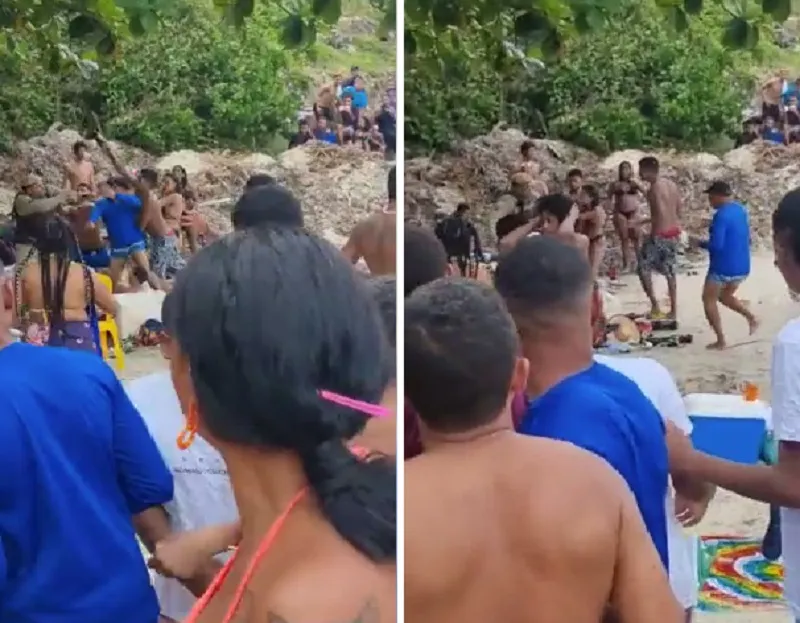 O fato aconteceu na tarde do último domingo, 1ª de janeiro.