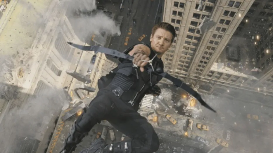 Jeremy Renner é conhecido por interpretar Clint Barton, o super-herói Gavião Arqueiro nos filmes da Marvel
