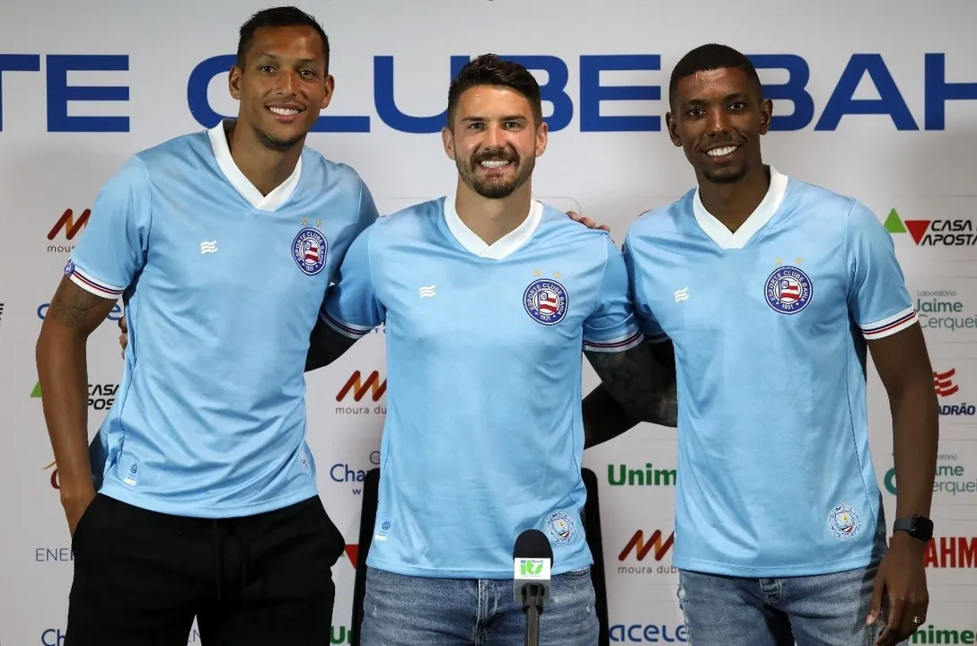 Trio foi anunciado no Tricolor no dia 4 de janeiro