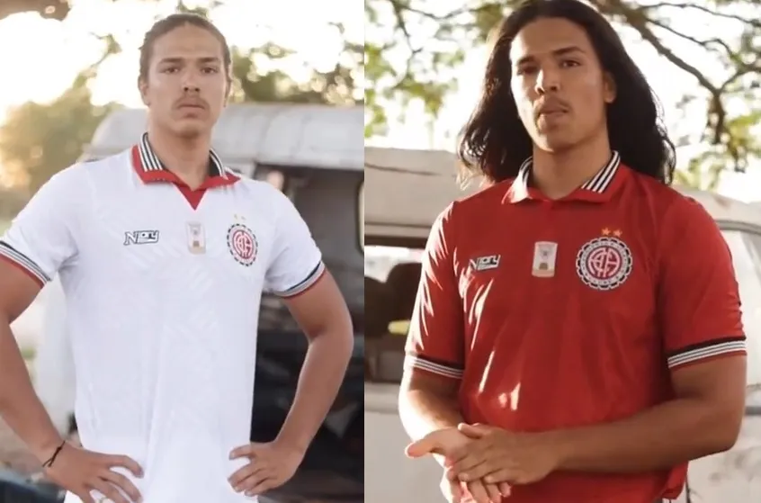 Camisa branca será a dos jogadores de linha e a vermelha a de goleiro