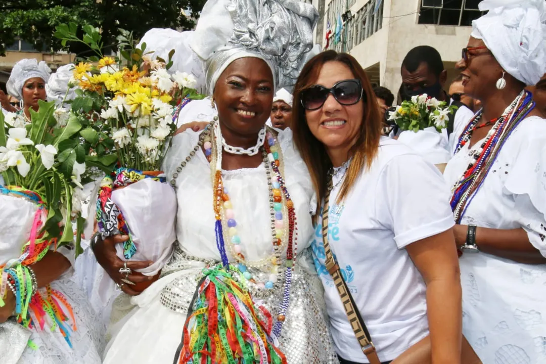 Roberta Santana, celebrou a possibilidade de retomada das festas populares