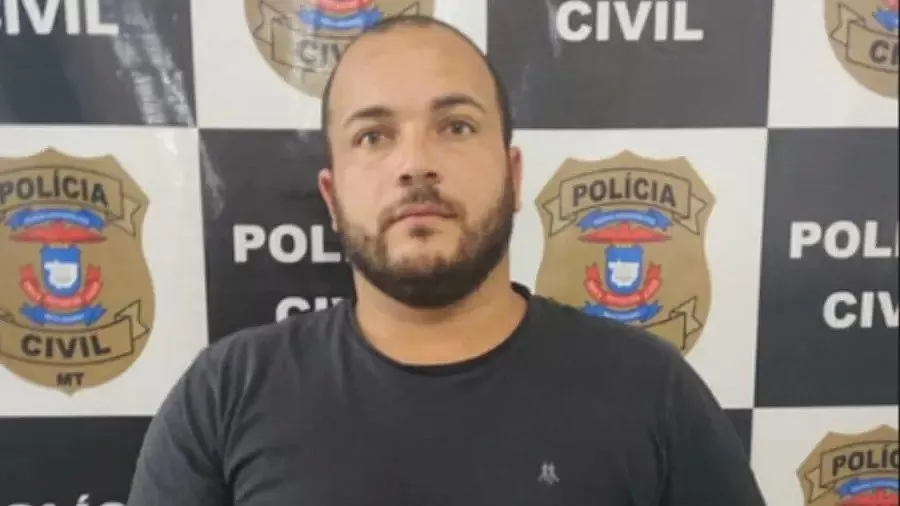 Alan Diego dos Santos Rodrigues, de 32 anos de idade, está detido em caráter preventivo