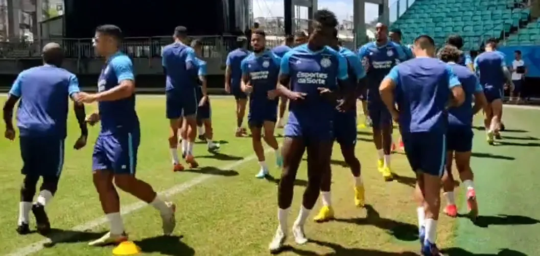 O elenco Tricolor encara o Atlético de Alagoinhas na noite desta quarta-feira, 18, na Fonte Nova