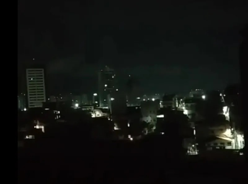 Morador registrou o tiroteio de casa