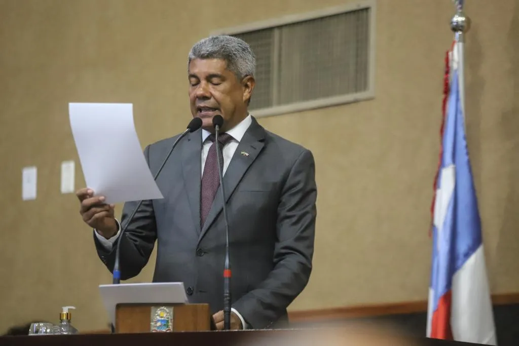 No discurso, Jerônimo falou sobre o que pretende em seu governo
