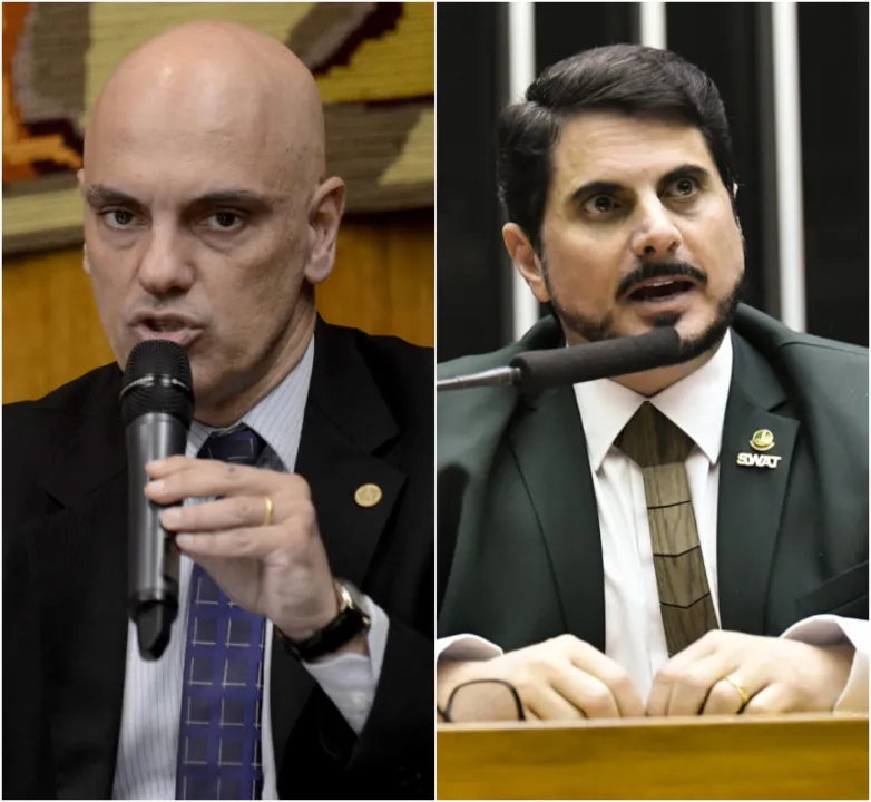 Ministro do STF, Alexandre de Moraes e Senador, Marcos do Val