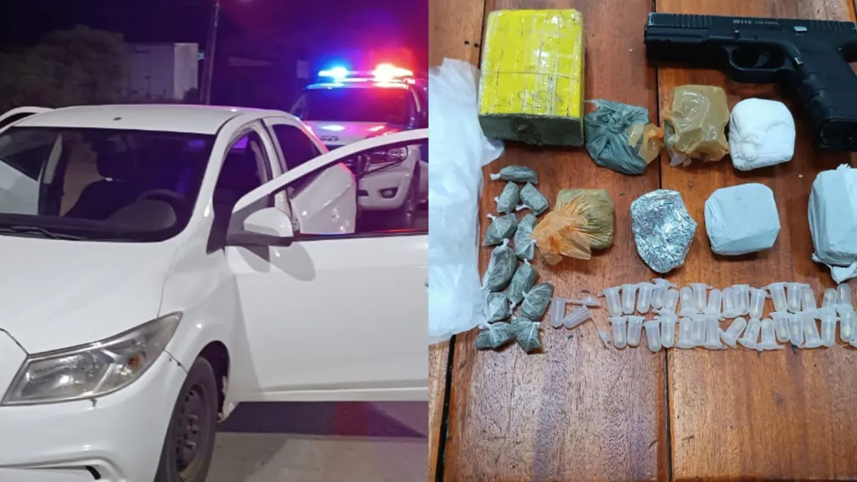 O carro e o material apreendido foram encaminhados para a Delegacia Territorial (DT) de Jequié